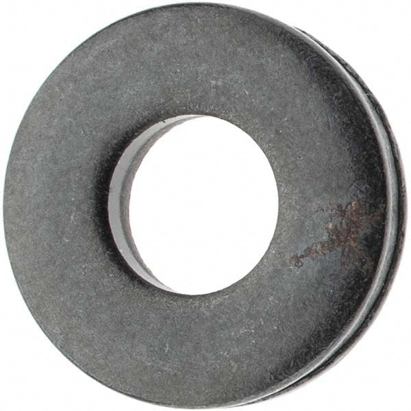 Value Collection KP24265 1/4" Screw Standard Flat Washer Steel, Black Oxide Finish