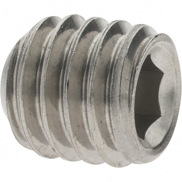 Value Collection 93960 Set Screw 3/8-16 x 3/8", Cup Point, Stainless Steel, Grade 18-8