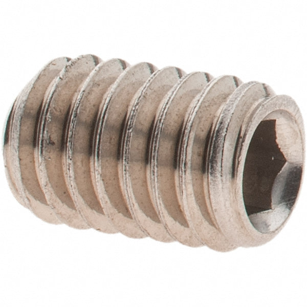 Fasteners 93949 Set Screw 5/16-18 x 1/2", Cup Point, Stainless Steel, Grade 18-8