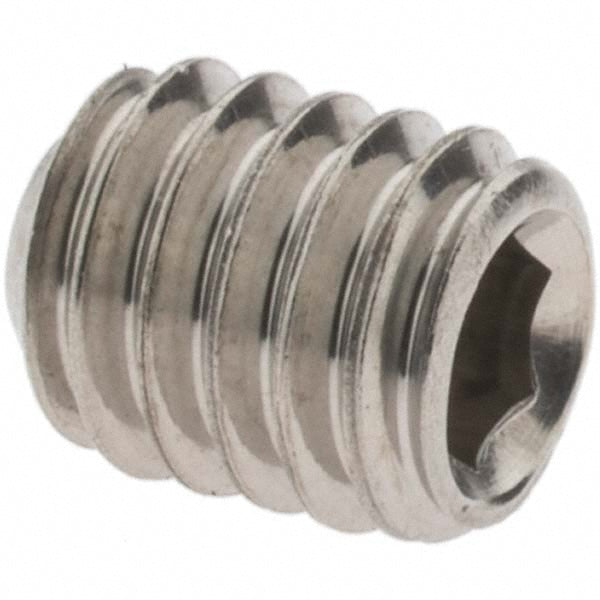 Fasteners 93948 Set Screw 5/16-18 x 3/8", Cup Point, Stainless Steel, Grade 18-8