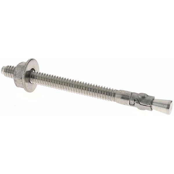 Value Collection KP9819 Concrete Wedge Anchor 1/4" Dia, 3-1/4" OAL, 1-1/8" Min Embedment