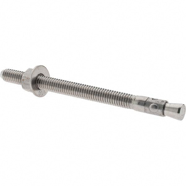 Value Collection KP9824 Concrete Wedge Expansion Anchor 3/8" Dia, 5" OAL, 1-5/8" Min Embedment
