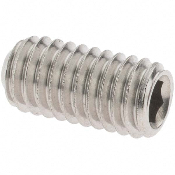 Value Collection KP88927 Set Screw M6 x 1.00 x 12 mm, Cup Point, Stainless Steel, Grade 18-8 & Austenitic Grade A2