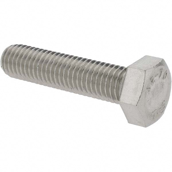 Value Collection 47345 Hex Head Cap Screw M12 x 1.75 x 50 mm, Grade 18-8 & Austenitic Grade A2 Stainless Steel