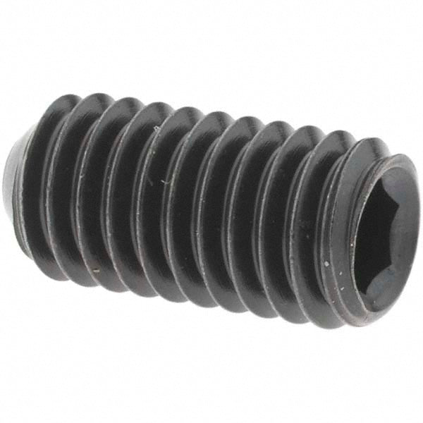 Value Collection 42931 Set Screw M6 x 1.00 x 12 mm, Cup Point, Alloy Steel, Grade 14.9 (45H)