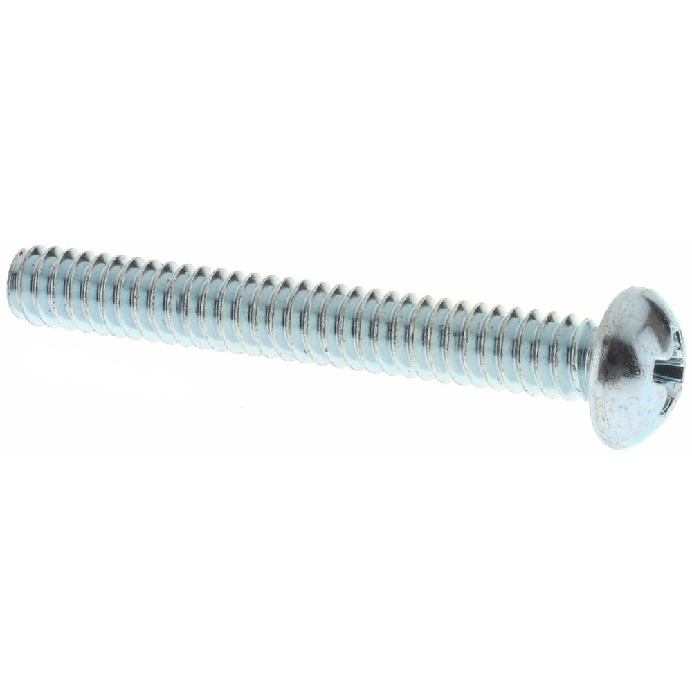Value Collection 38016 Machine Screw #10-24 x 1-1/2" Length Under Head, Round Head, Phillips