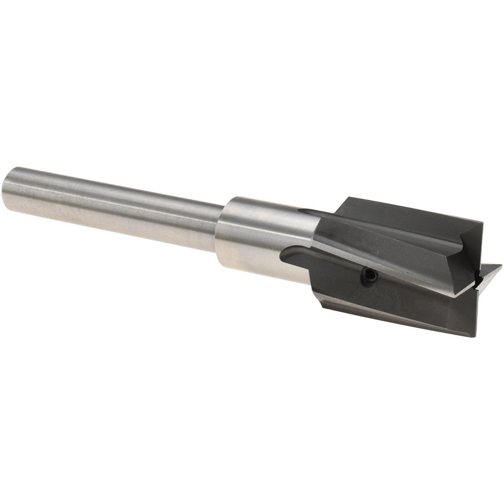 Mist, Incorporated MIT-435-24 1-1/8" Diam, 1/2" Shank, Diam, 1-1/2" Length of Cut, 4 Flutes, Straight Shank, Interchangeable Pilot Counterbore