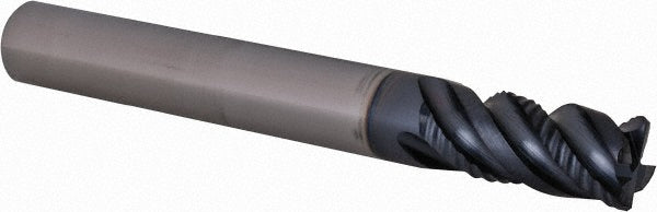 Iscar 5622108 Roughing & Finishing End Mill 0.3120" Dia, 4 Flute, Corner Chamfer End, Solid Carbide