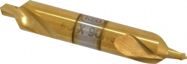 Keo 906-000-134 Combo Drill & Countersink #5, 7/16" Body Dia, 118°, High Speed Steel