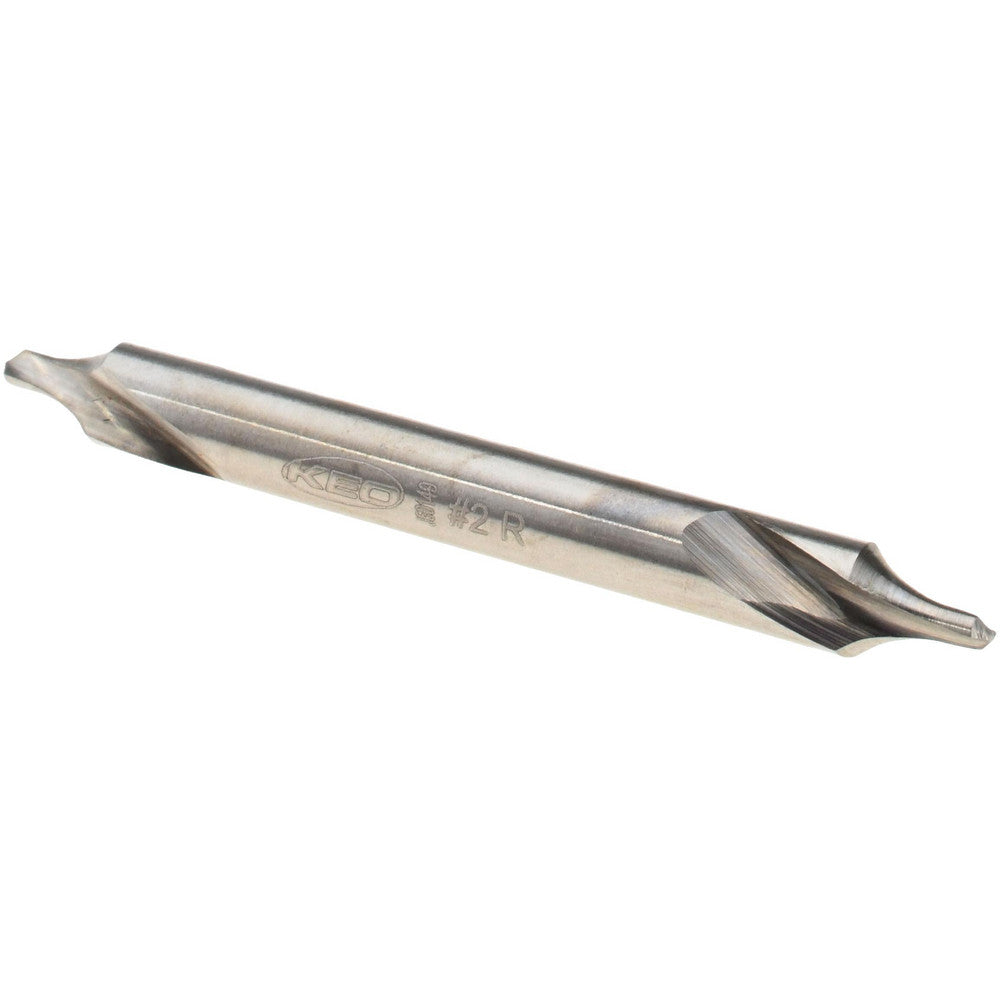 Keo 906-000-077 Combo Drill & Countersink #2, 3/16" Body Dia, 118°, High Speed Steel