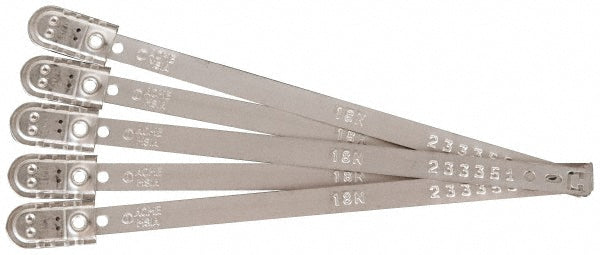 Pryor SS-METALT Pack of (25) 8.27" Long, 70 Kg Breaking Strength, Metal T Indicative Seal