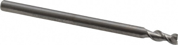 Kennametal 3658875 Square End Mill 1/8'' Dia, 1/4'' LOC, 1/8'' Shank Dia, 2'' OAL, 2 Flutes, Solid Carbide