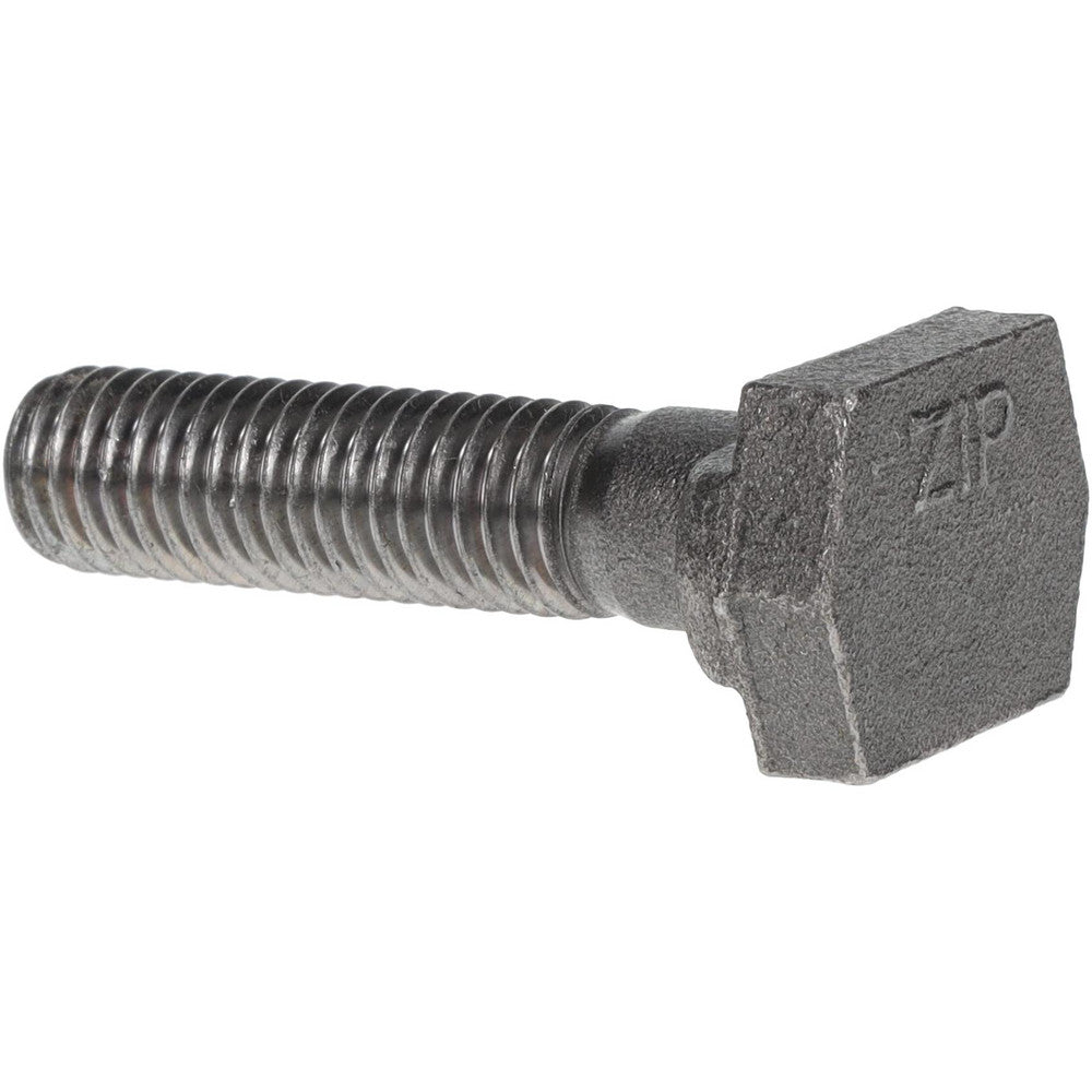Value Collection 20015 Steel T-Slot Bolt 1/2-13, 1-1/2" Thread Length, 1/2" Slot Width, Uncoated