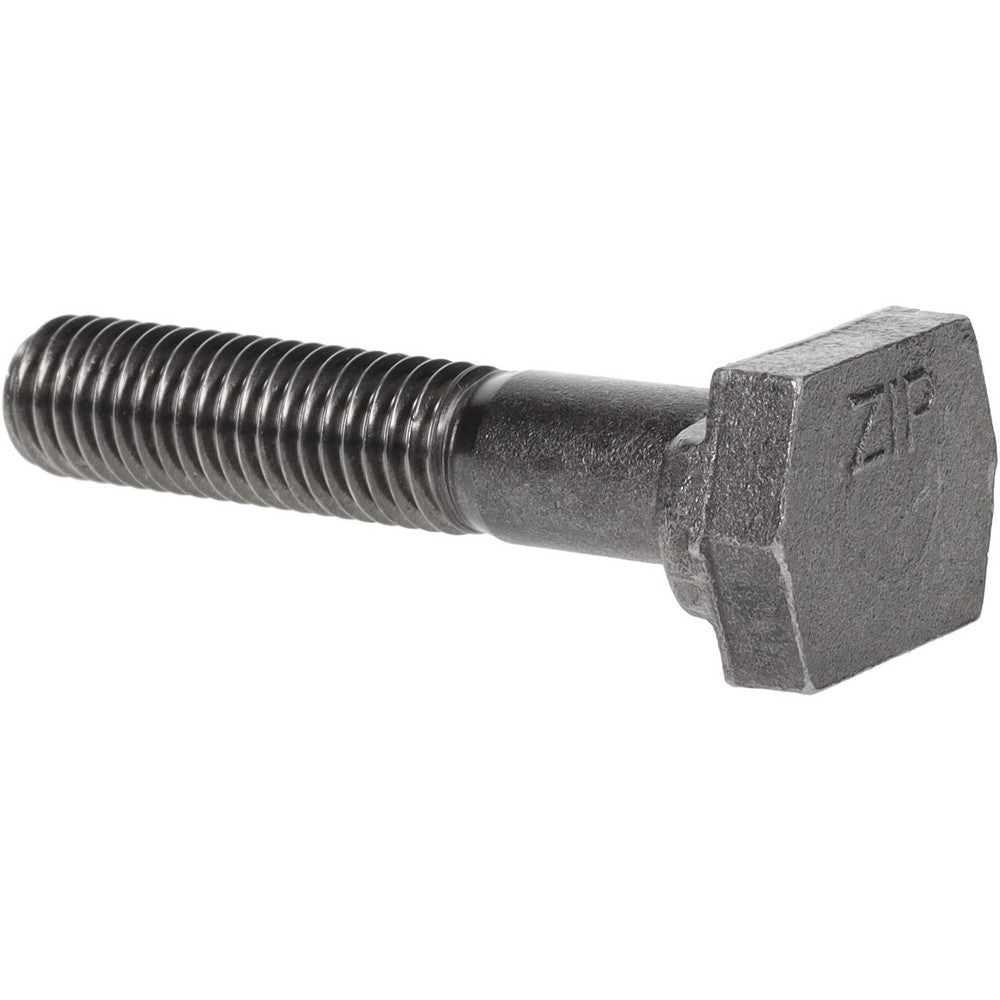Value Collection 20017 Steel T-Slot Bolt 1/2-13, 1-1/2" Thread Length, 1/2" Slot Width, Uncoated