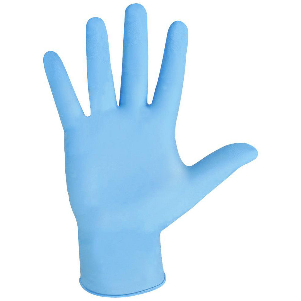 ironCLAD M02003 Disposable Glove Series M02, Size Large, 5.0 mil, Not Coated, Nitrile, Food, General Purpose & Medical Grade, Powder-Free, No