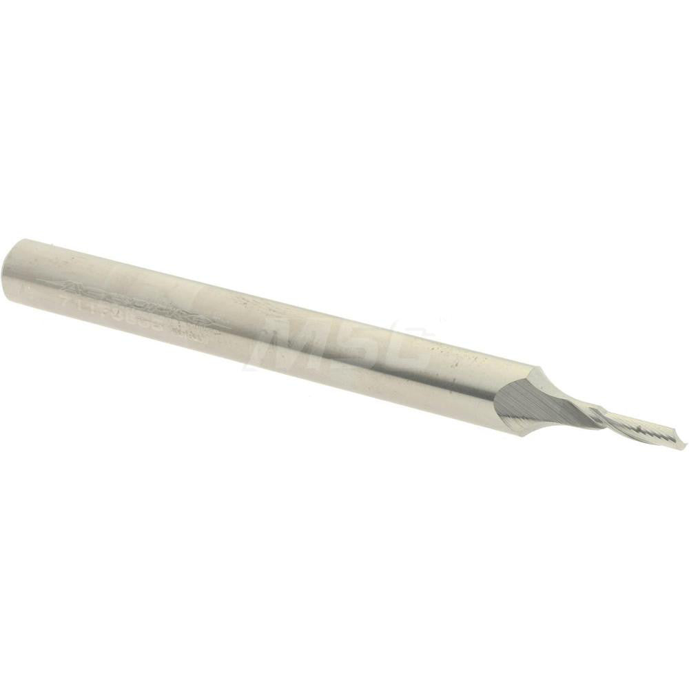 Accupro 71176895 Spiral Router Bit 2 mm Dia, 6 mm LOC, 6 mm Shank Dia, Upcut