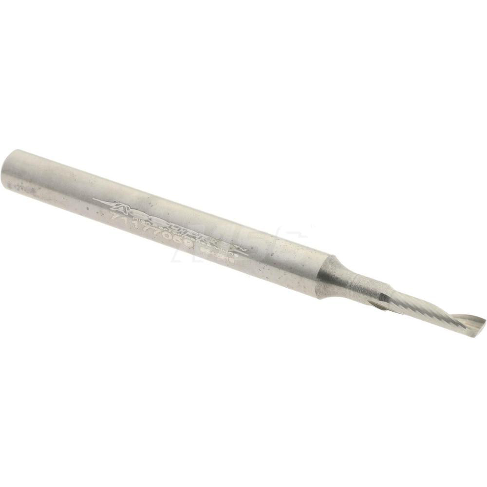 Accupro 71177059 Spiral Router Bit 0.0625" Dia, 0.25" LOC, 1/8" Shank Dia, Upcut