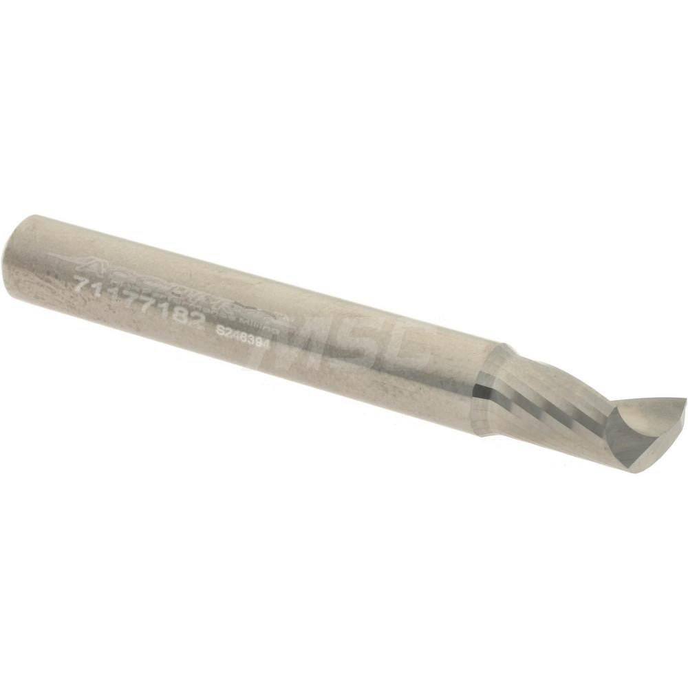 Accupro 71177182 Spiral Router Bit 0.25" Dia, 0.375" LOC, 1/4" Shank Dia, Upcut