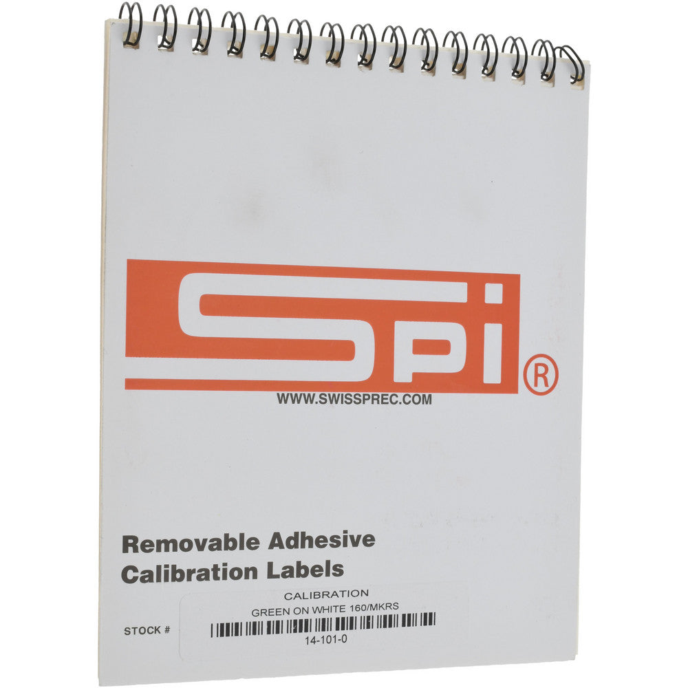 SPI 14-101-0 Inspection & Quality Label "Calibration __BY__DATE__", Rectangle, 2" Wide