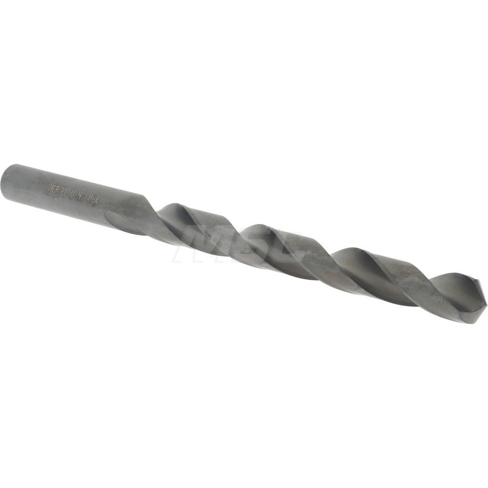 Hertel 71206122 Jobber Length Drill Bit Letter U, 118 °, High Speed Steel