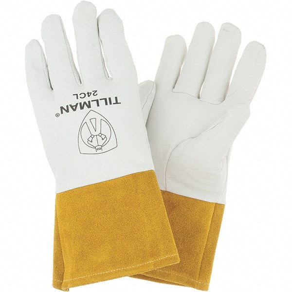 John Tillman Co. 24CL Welding Gloves Size Large, Supple Kidskin, TIG Welding Application