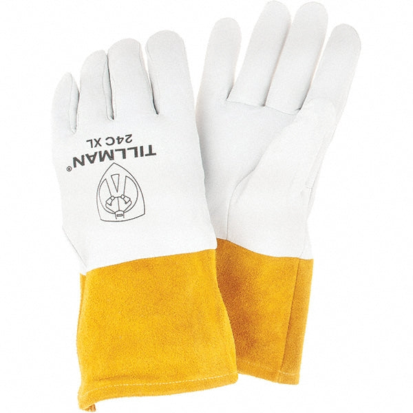 John Tillman Co. 24CXL Welding Gloves Size X-Large, Supple Kidskin, TIG Welding Application