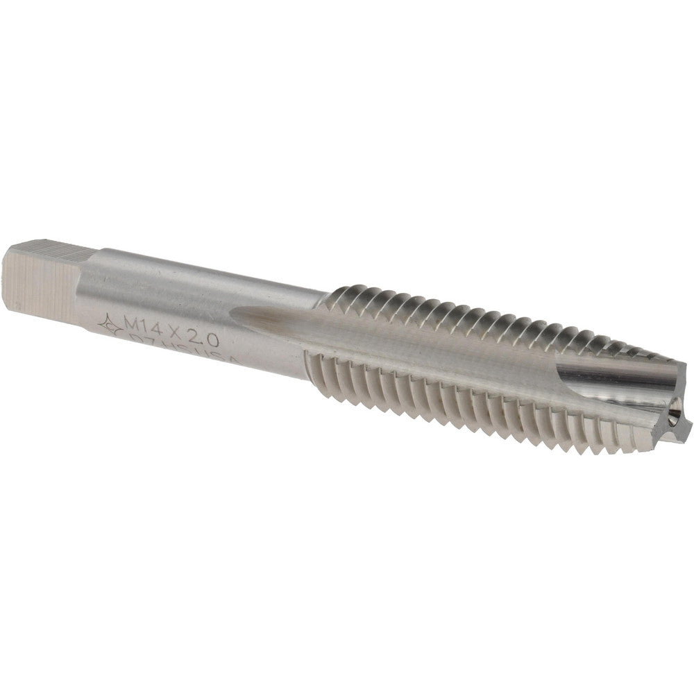 Cleveland C57228 Spiral Point Tap M14 x 2, Metric Coarse, 3 Flutes, Plug, 6H, High Speed Steel, Bright Finish