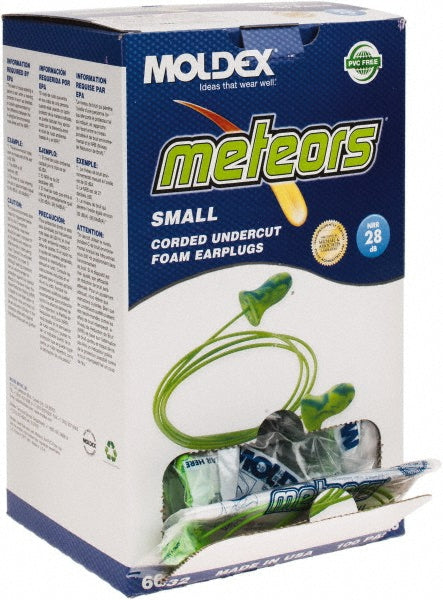 Moldex 6632 Earplugs PVC, Bell, Roll Down, Corded