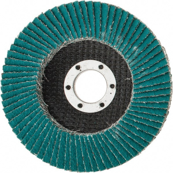 3M 7000144120 Flap Disc 7/8" Hole, 40 Grit, Zirconia Alumina, Type 27