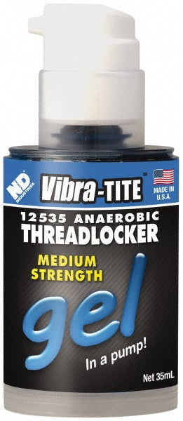 Vibra-Tite 12535 Threadlocker Blue, Gel 35 mL, Bottle