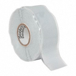 3M 7000006225 Electrical Tape 1" Wide, 30' Long, 12 mil Thick, Gray