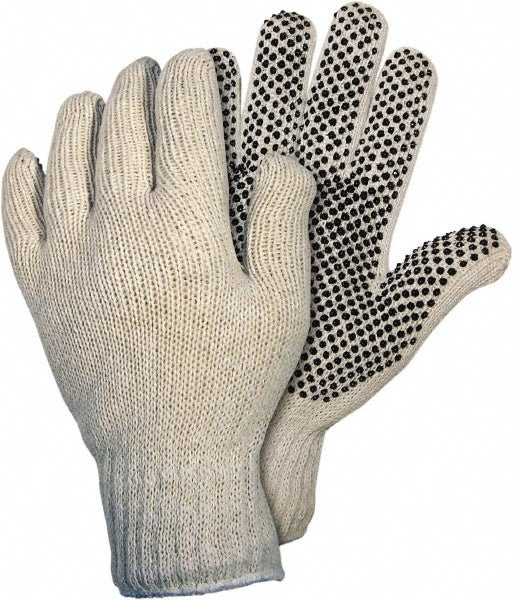 MCR Safety 9658L Work Gloves Memphis® 9658, Size Large, PVC-Coated Cotton & Polyester, General Purpose