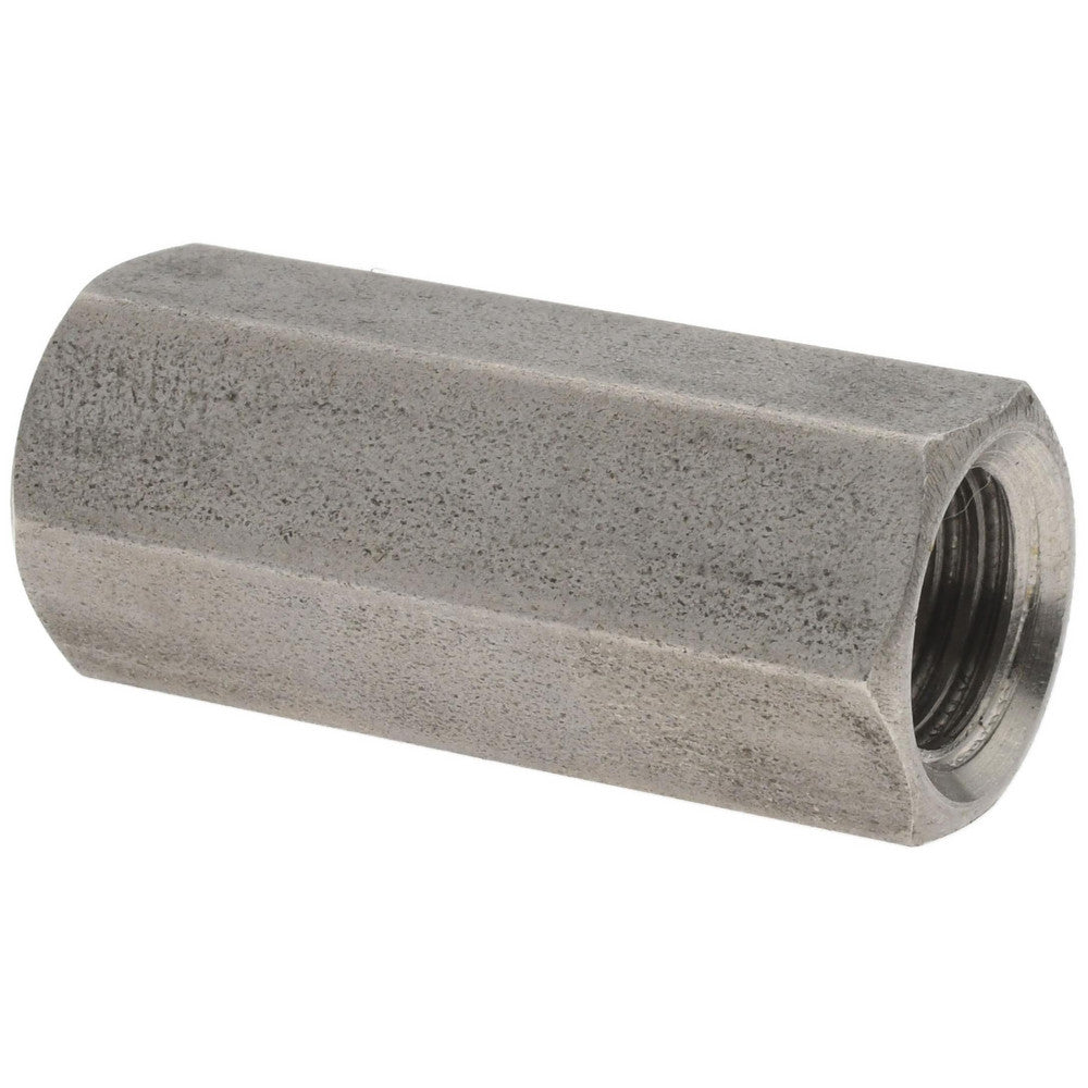 COUPLING NUT SUPPLY 204597 M12x1.75 Metric Coarse, 1-1/2" OAL Stainless Steel Standard Coupling Nut