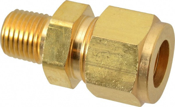 Parker 8-4 FBZ-B Compression Tube Connector 1/4" Thread, Compression x MNPT