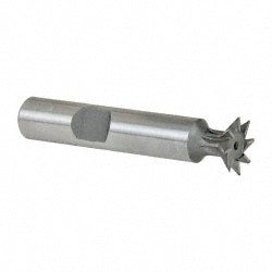 Made in USA Milling Cutters CDT5008-45 Dovetail Cutter 45 °, 1/2" Cut Dia, 1/8" Cut Width, Cobalt