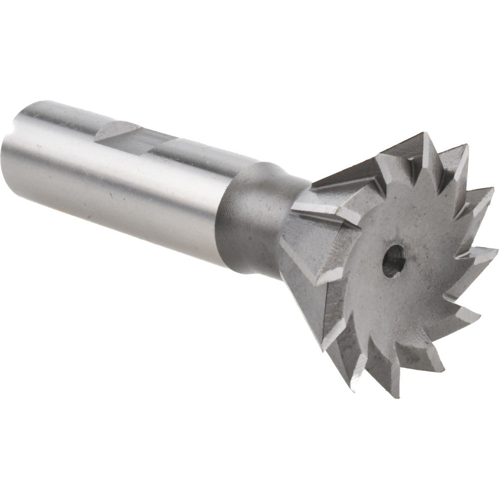 Made in USA Milling Cutters DT137512-60 Dovetail Cutter 60 °, 1-3/8" Cut Dia, 9/16" Cut Width, High Speed Steel