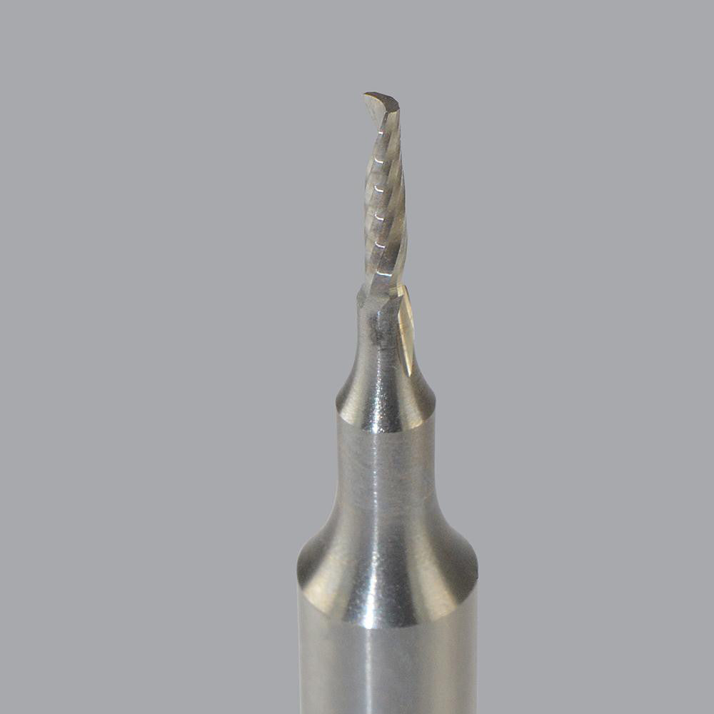 Onsrud 63-700 Spiral Router Bit 0.0625" Dia, 0.25" LOC, 1/4" Shank Dia, Upcut