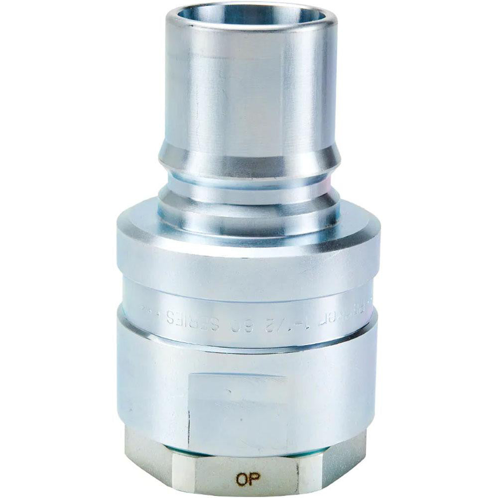 Parker H12-63N Hydraulic Hose Female Pipe Rigid Fitting 1-1/2", 1-1/2", 1,000 psi