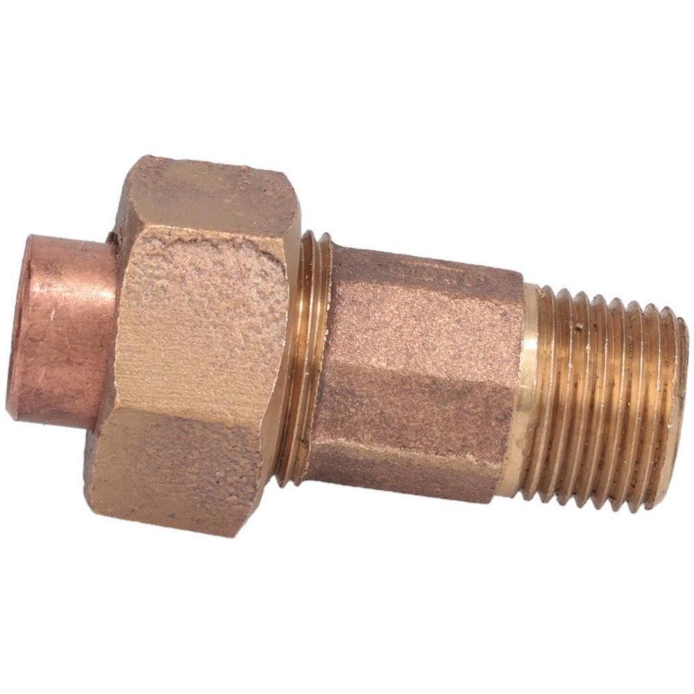 NIBCO B260050 Cast Copper Pipe Union 3/8" Fitting, C x M, Pressure Fitting