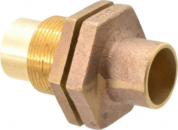 NIBCO B350400 Cast Pipe Bulkhead 1" Fitting, C x C, Pressure Fitting