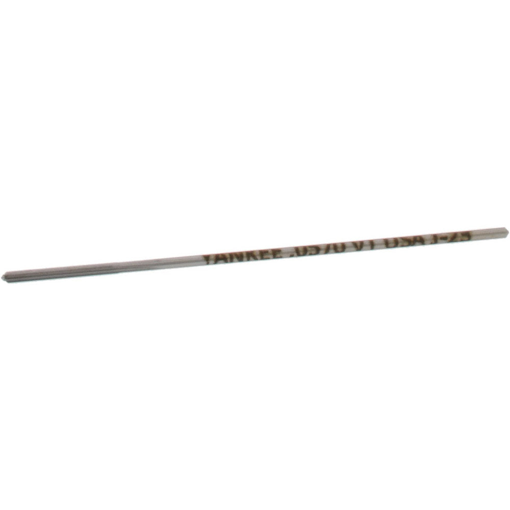 Hertel Reamers 433-0.0570 Chucking Reamer 0.0570" Dia, 2-1/2" OAL, 1/2" Flute Length, Straight Flute, Straight-Cylindrical Shank, HSS