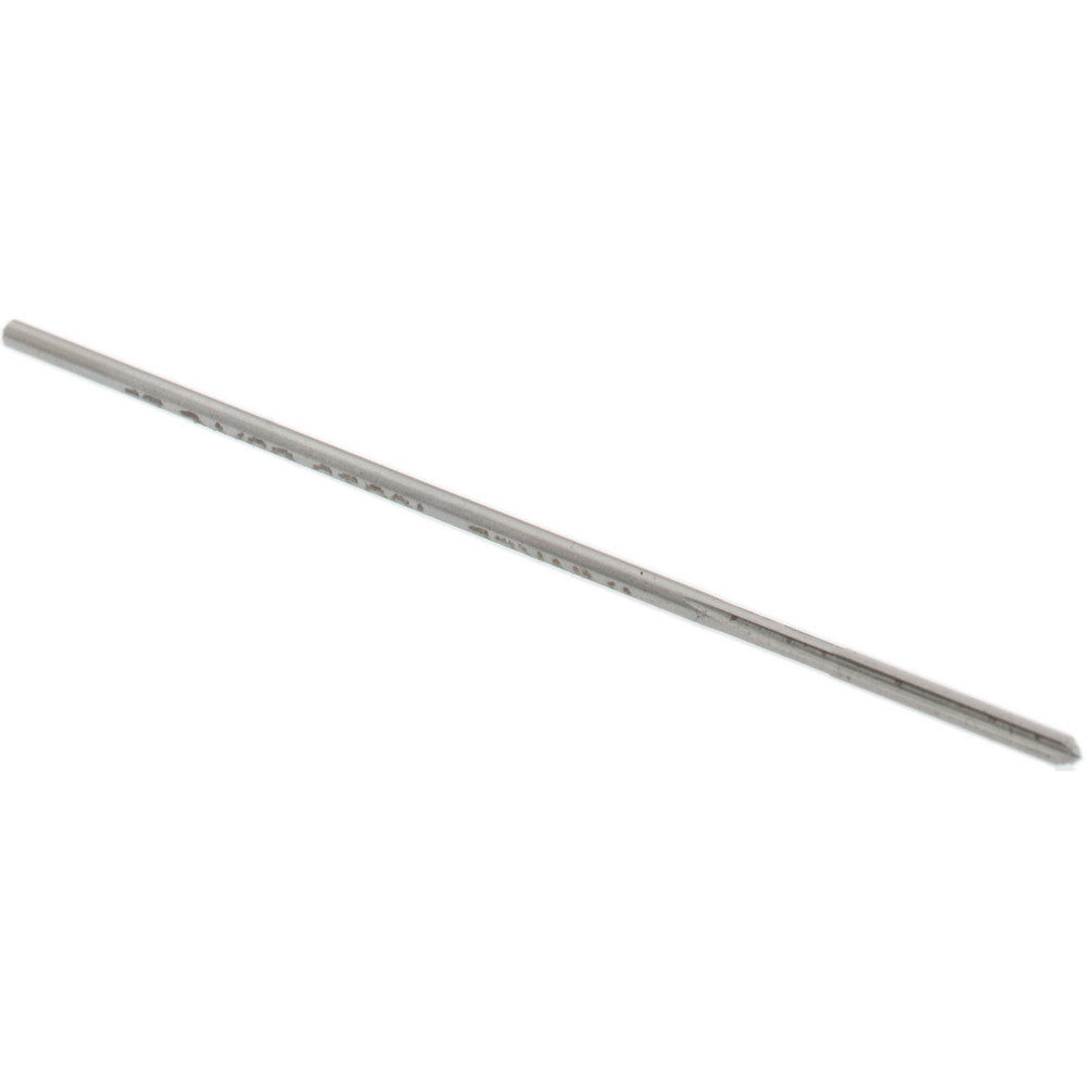 Hertel Reamers 433-0.0615 Chucking Reamer 0.0615" Dia, 2-1/2" OAL, 1/2" Flute Length, Straight Flute, Straight-Cylindrical Shank, HSS