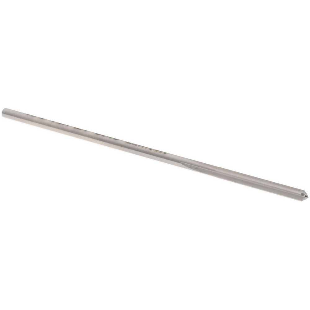 Hertel Reamers 433-0.0900 Chucking Reamer 0.0900" Dia, 3" OAL, 3/4" Flute Length, Straight Flute, Straight-Cylindrical Shank, HSS