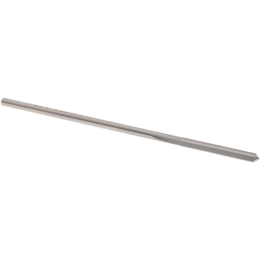 Hertel Reamers 433-0.1095 Chucking Reamer 0.1095" Dia, 3-1/2" OAL, 7/8" Flute Length, Straight Flute, Straight-Cylindrical Shank, HSS