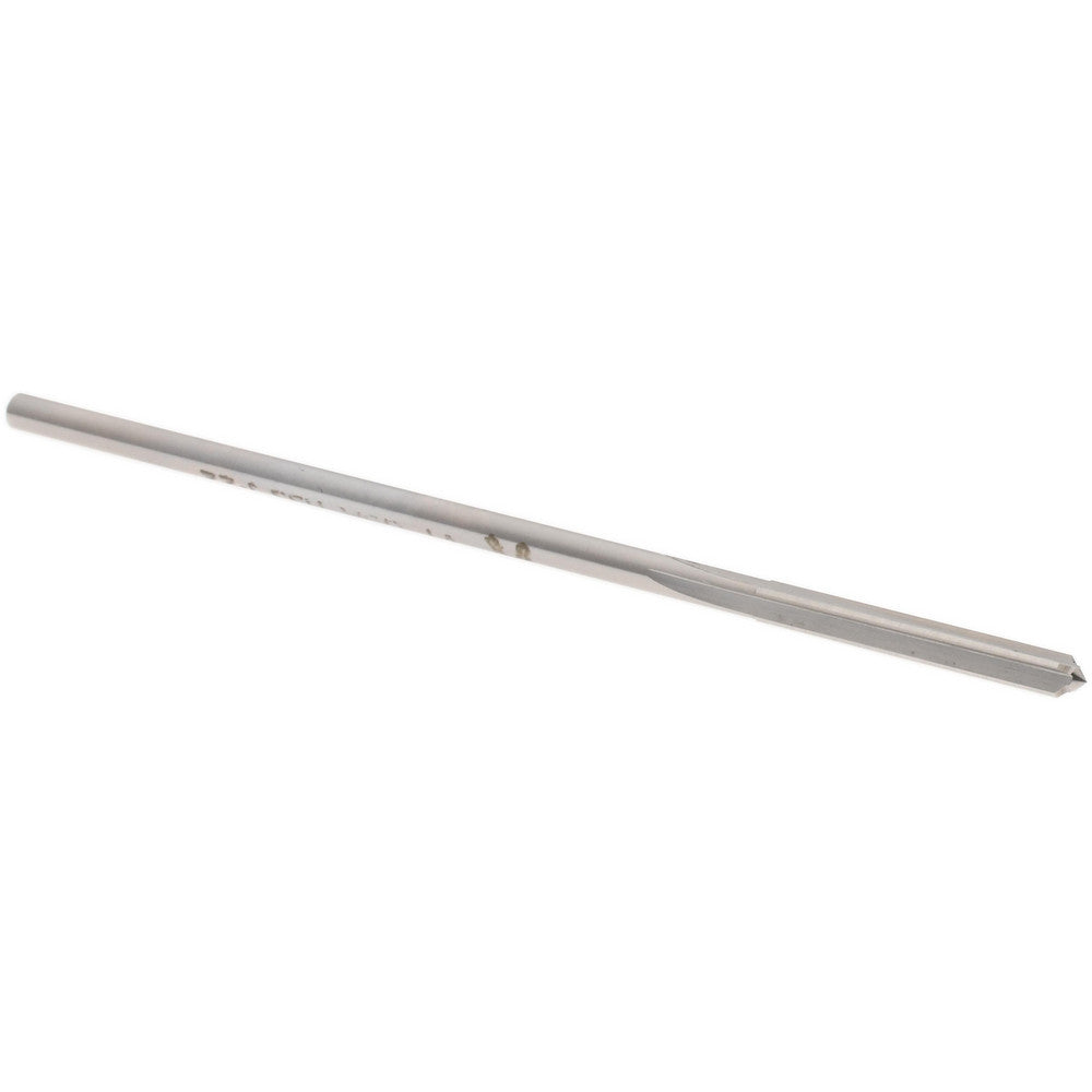 Hertel Reamers 433-0.1185 Chucking Reamer 0.1185" Dia, 3-1/2" OAL, 7/8" Flute Length, Straight Flute, Straight-Cylindrical Shank, HSS