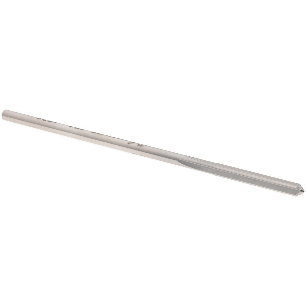 Hertel Reamers 433-0.1255 Chucking Reamer 0.1255" Dia, 3-1/2" OAL, 7/8" Flute Length, Straight Flute, Straight-Cylindrical Shank, HSS