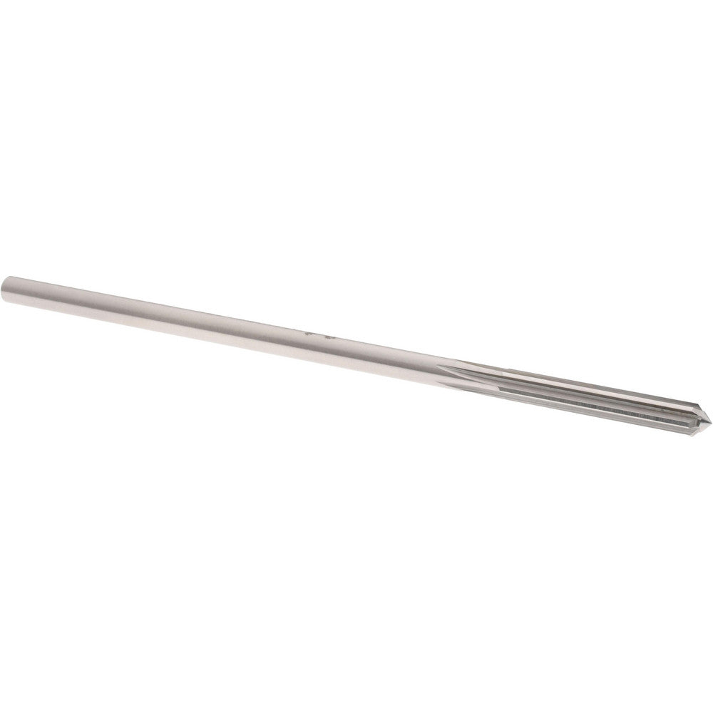 Hertel Reamers 433-0.1565 Chucking Reamer 0.1565" Dia, 4" OAL, 1" Flute Length, Straight Flute, Straight-Cylindrical Shank, HSS