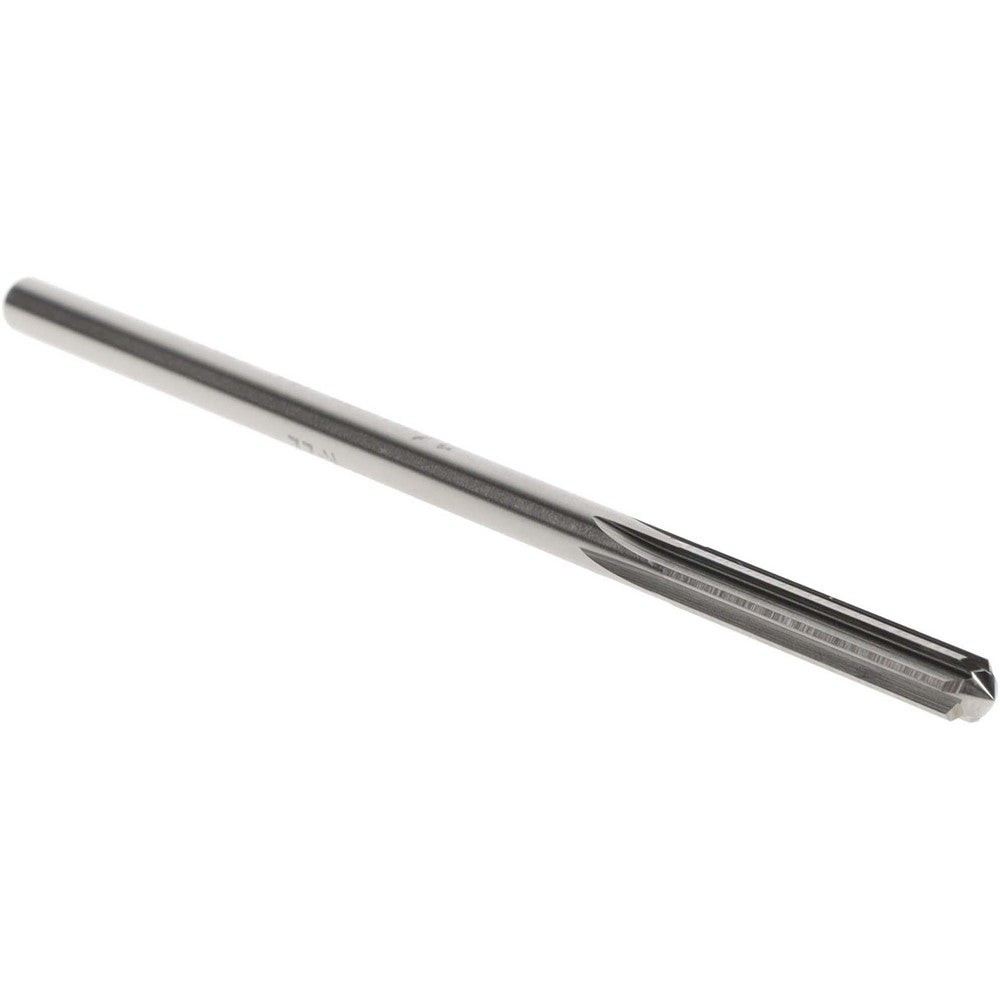 Hertel Reamers 433-0.1790 Chucking Reamer 0.1790" Dia, 4-1/2" OAL, 1-1/8" Flute Length, Straight Flute, Straight-Cylindrical Shank, HSS