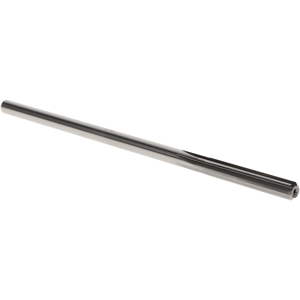 Hertel Reamers 433-0.2485 Chucking Reamer 0.2485" Dia, 6" OAL, 1-1/2" Flute Length, Straight Flute, Straight-Cylindrical Shank, HSS