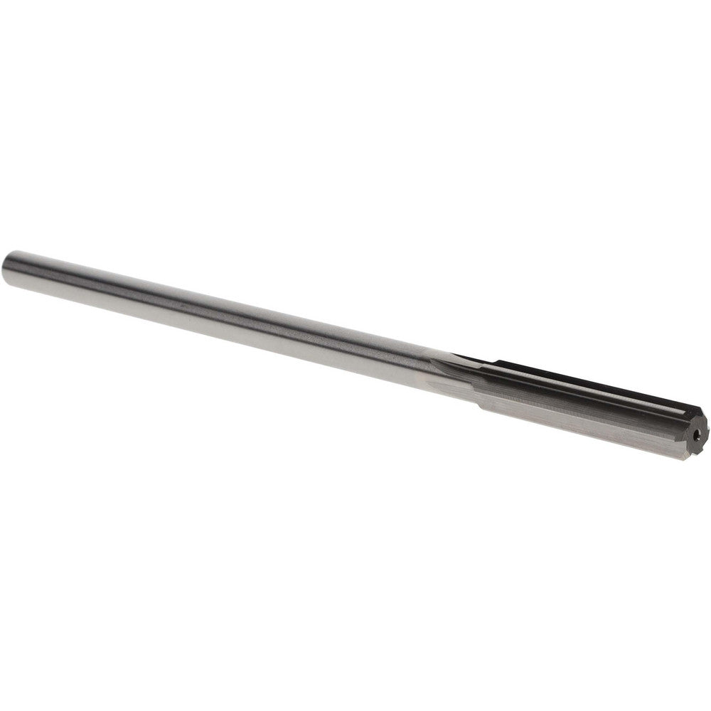 Hertel Reamers 433-0.3710 Chucking Reamer 0.3710" Dia, 7" OAL, 1-3/4" Flute Length, Straight Flute, Straight-Cylindrical Shank, HSS